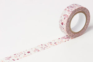 Classiky Shigemi Pink Washi Tape (15mm x 10m) - Smidapaper Ikigai Shop