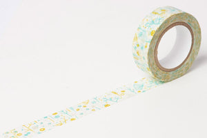 Classiky Shigemi Green Washi Tape (15mm x 10m) - Smidapaper Ikigai Shop