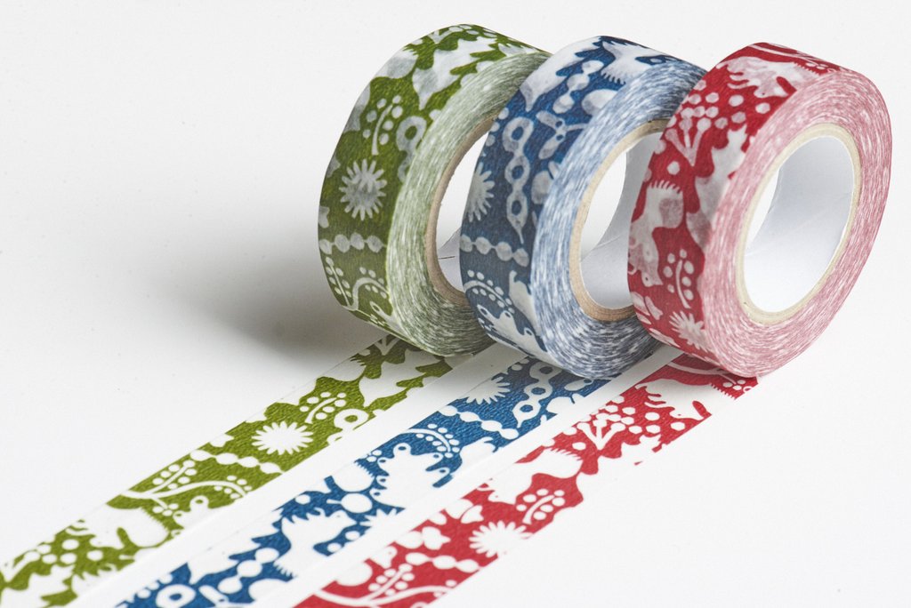 Classiky Forest Of The Squirrel Blue Washi Tape (15mm x 15m) - Smidapaper Ikigai Shop
