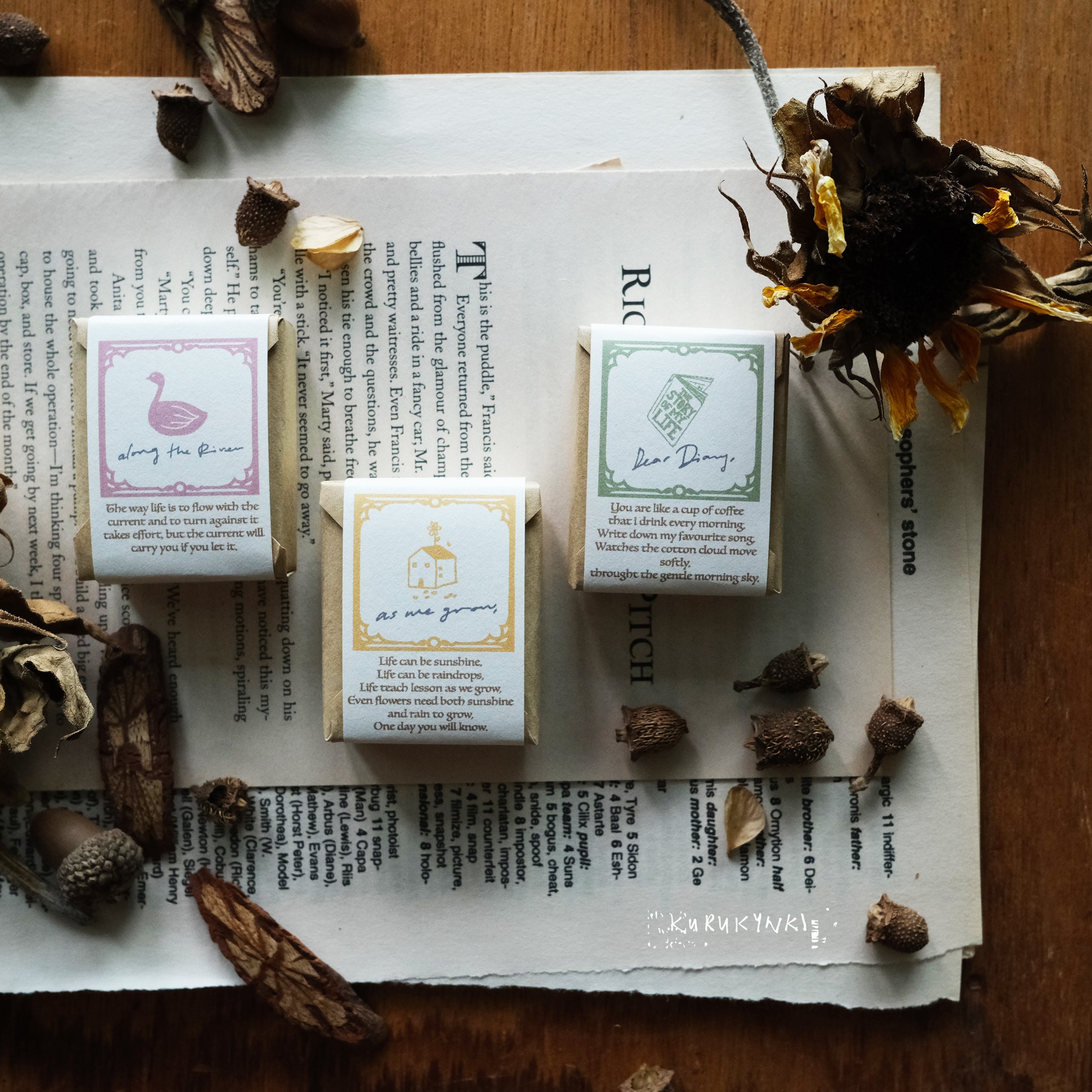 Kurukynki Storybook: C (As We Grow) - Smidapaper Ikigai Shop