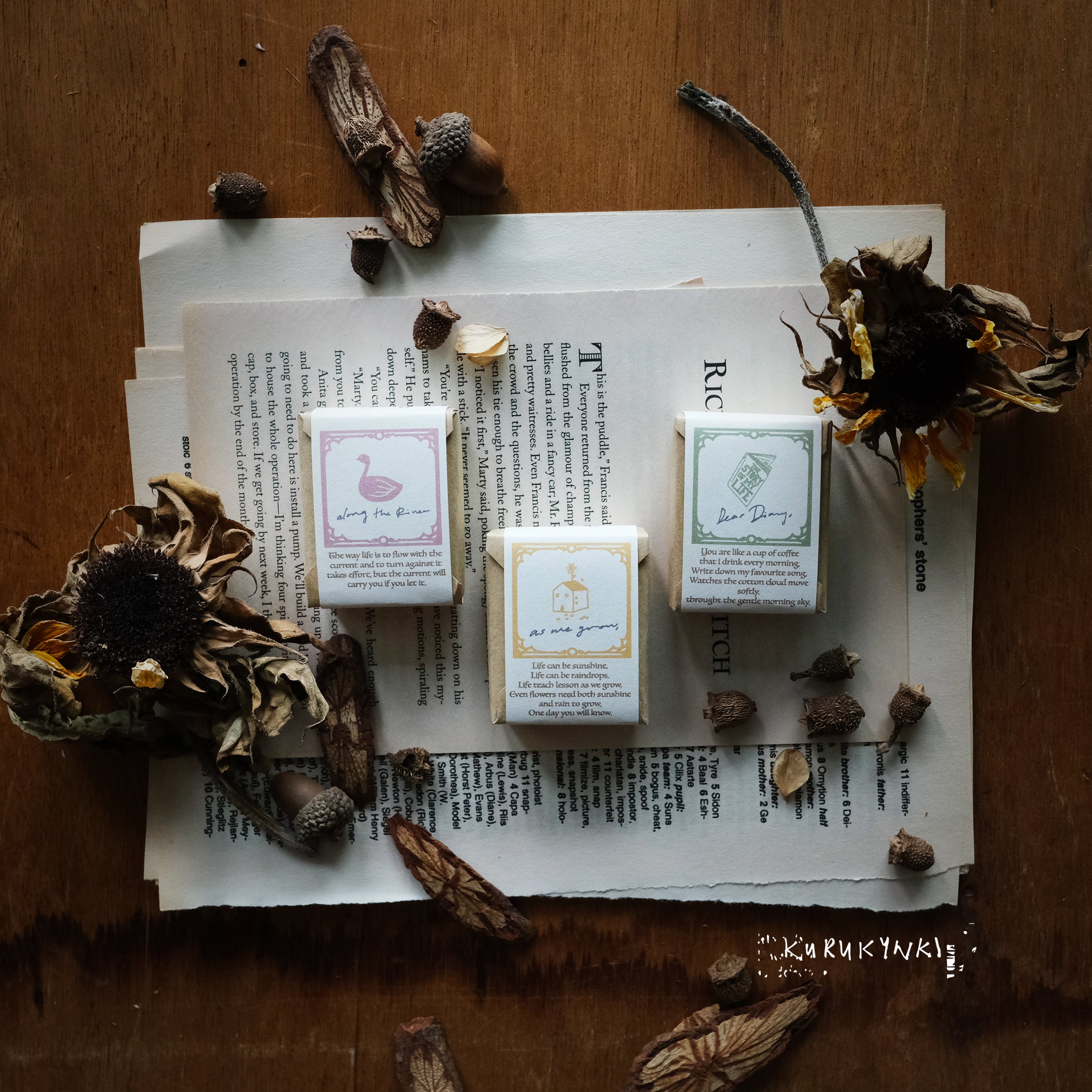 Kurukynki Storybook: A (Along the River) - Smidapaper Ikigai Shop