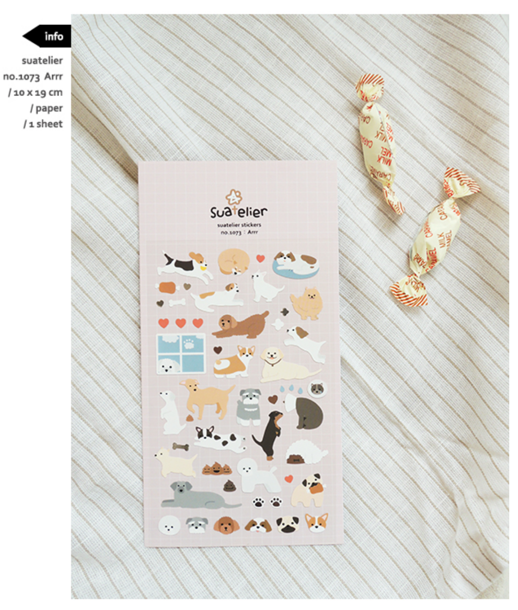 Suatelier Arrr Stickers - Smidapaper Ikigai Shop