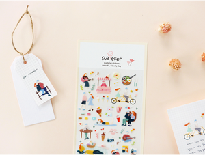 Suatelier Lovely Day Stickers - Smidapaper Ikigai Shop
