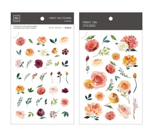 MU Print-On Stickers-044 Sunshine Roses - Smidapaper Ikigai Shop