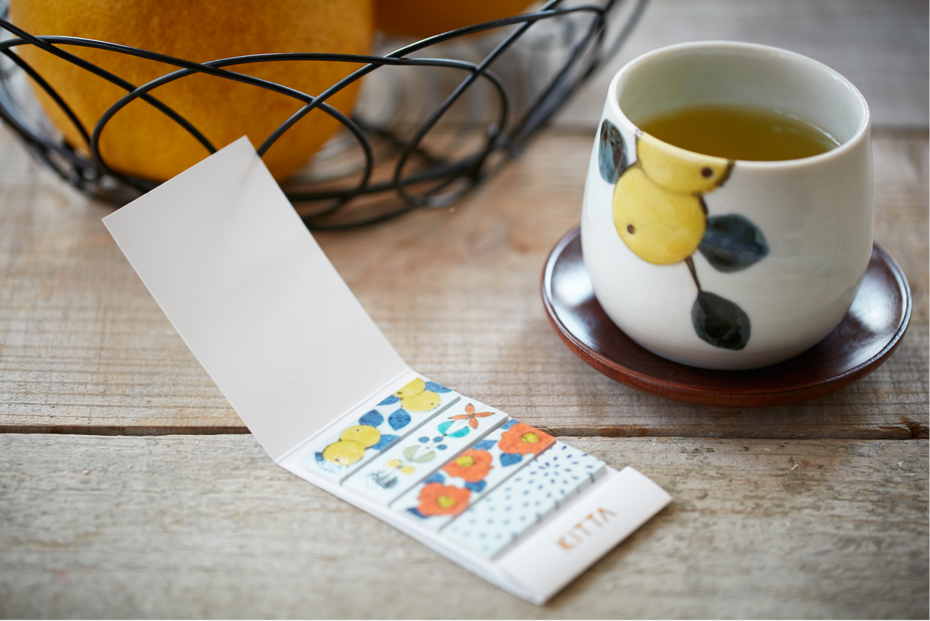KITTA Washi Tape-KITH004 Pottery - Smidapaper Ikigai Shop