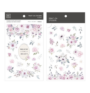 MU Print-On Stickers-117 Breathe in the Beauty - Smidapaper Ikigai Shop