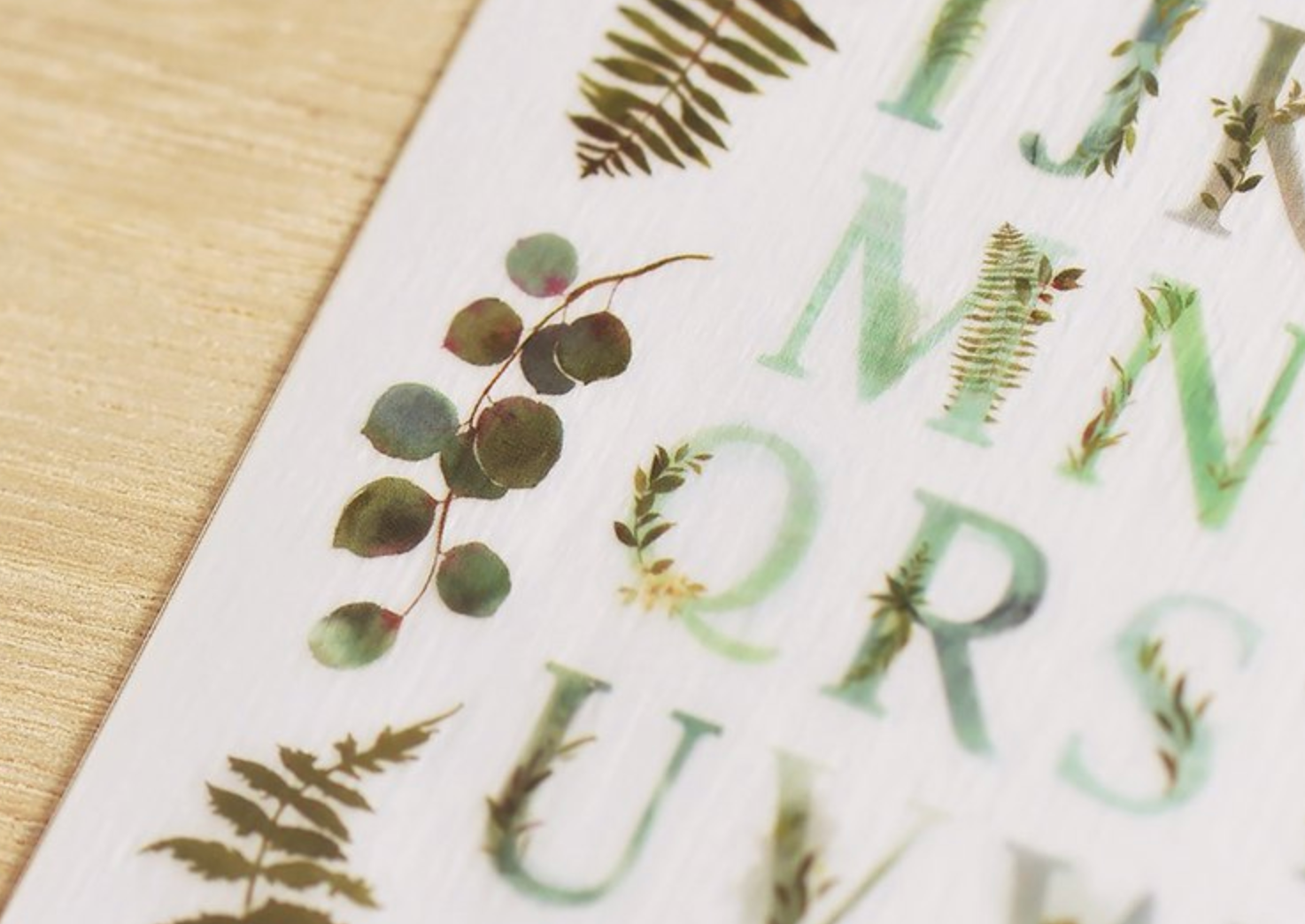 MU Print-On Stickers-120 Let Nature Surround - Smidapaper Ikigai Shop