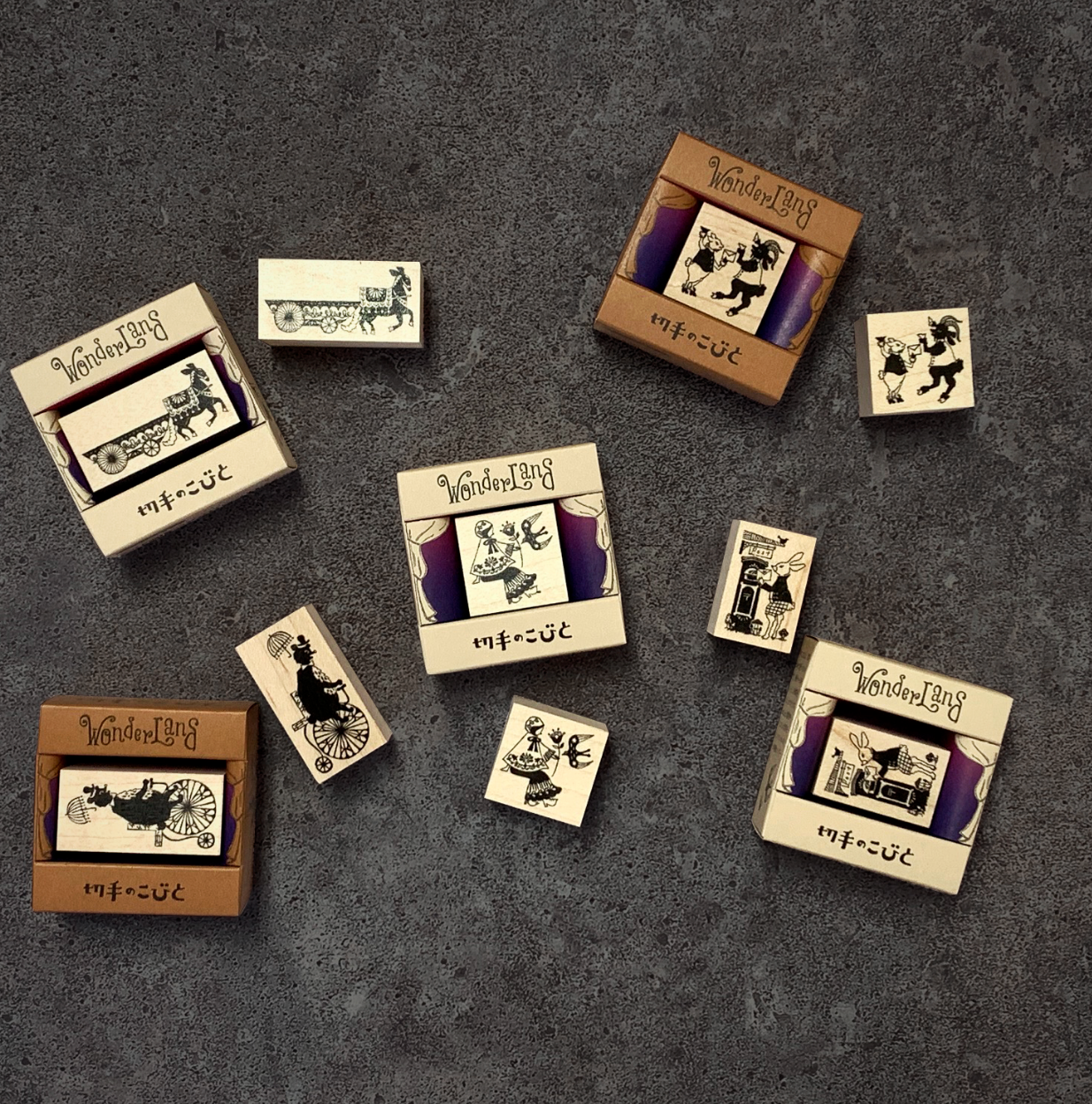 Wonderland: Rabbit Emil and a Letter Stamp - Smidapaper Ikigai Shop