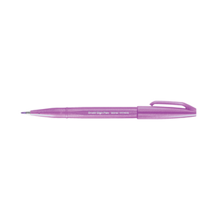 Pentel - Fude Touch Brush Sign Pen - Pink Purple - Smidapaper Ikigai Shop