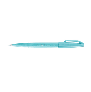Pentel - Fude Touch Brush Sign Pen - Pale Blue - Smidapaper Ikigai Shop