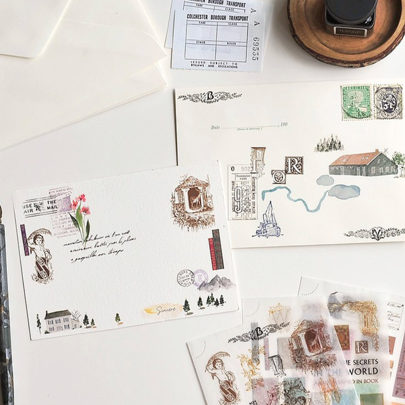 MU Print-On Stickers-128 All the Secrets in the World - Smidapaper Ikigai Shop