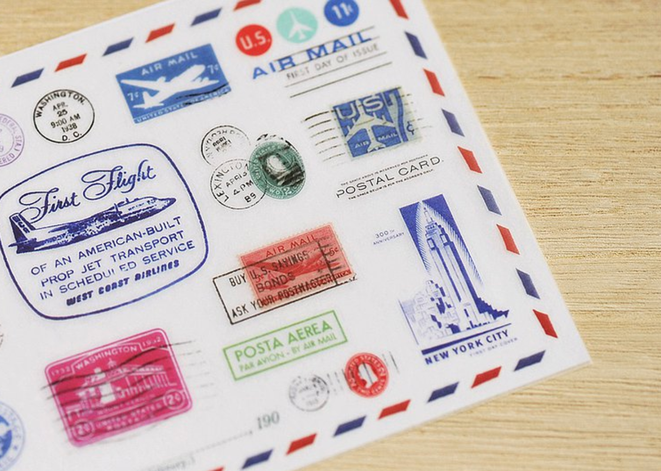 MU Print-On Stickers-130 First Day Cover - Smidapaper Ikigai Shop