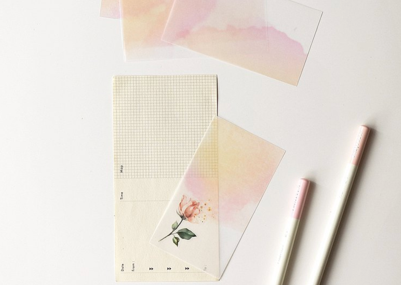 MU Craft Dyeing Tracing Paper 25 sheets/pack (6 colours) - Smidapaper Ikigai Shop