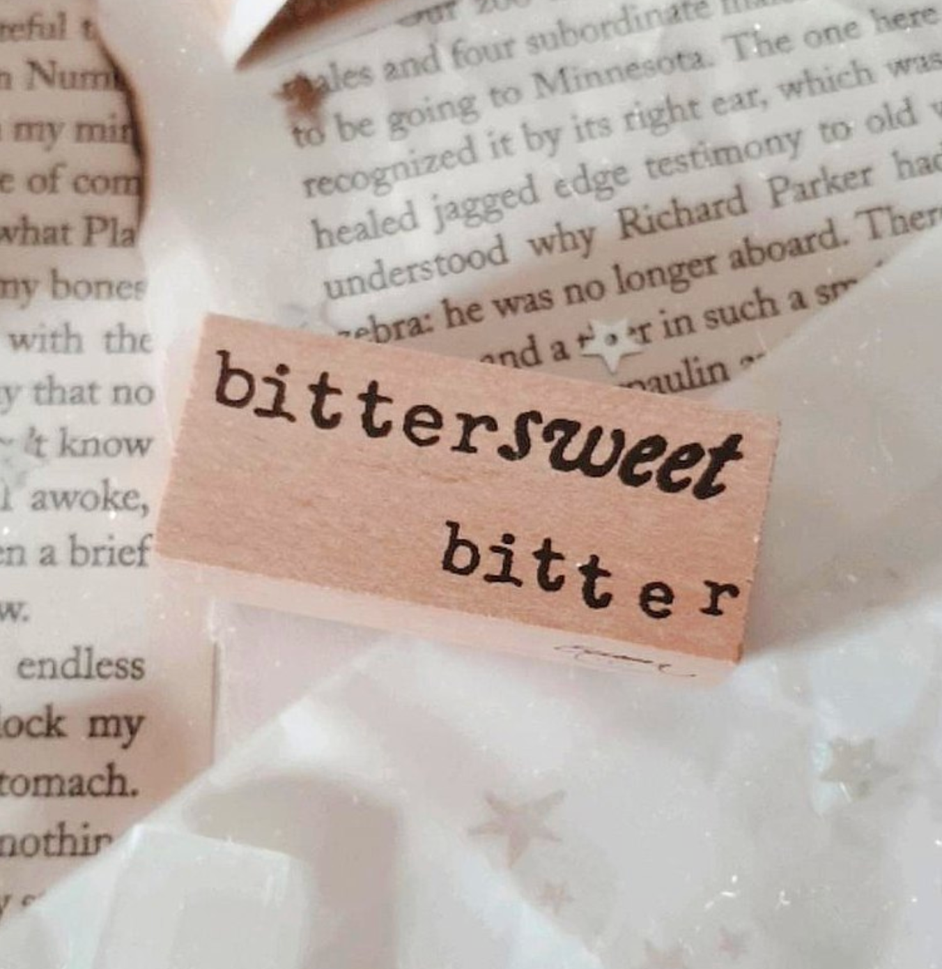 Yeoncharm Bittersweet Rubber Stamp - Smidapaper Ikigai Shop