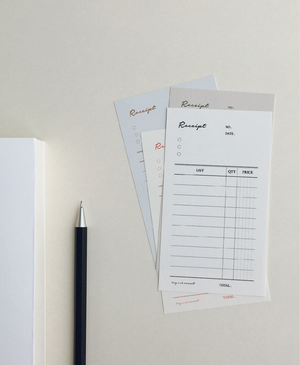 Day and Moment Receipt Memo Paper (Large) - Smidapaper Ikigai Shop