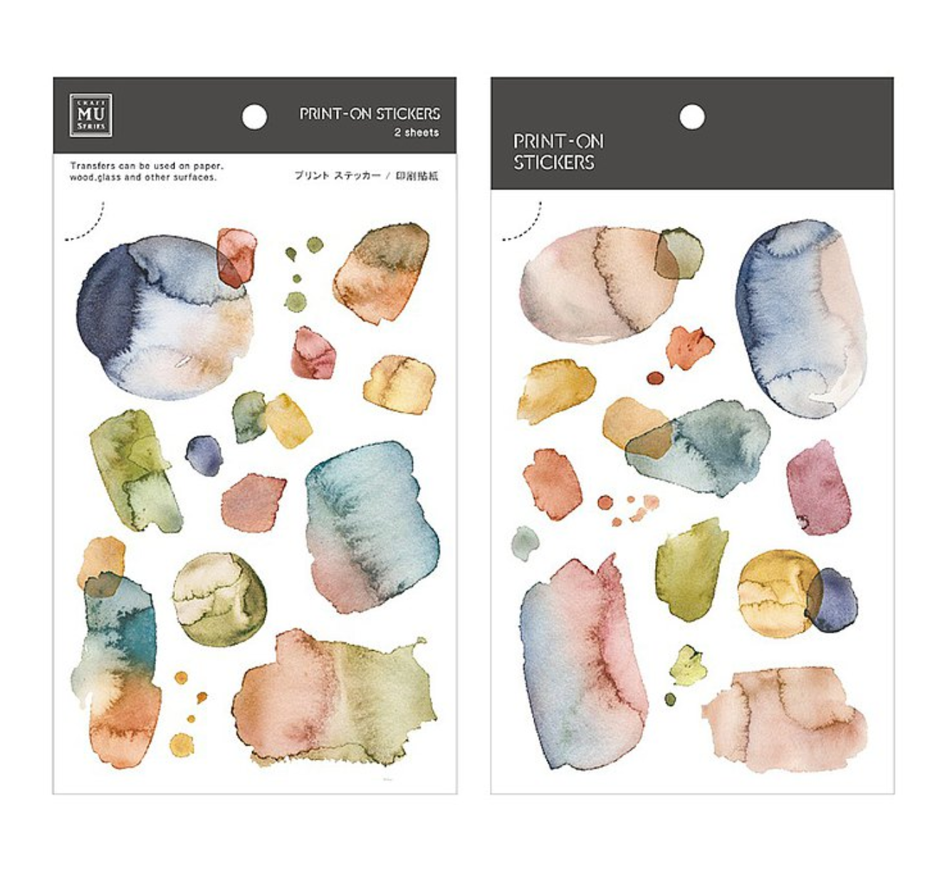 MU Print-On Stickers-133 Colours at Twilight - Smidapaper Ikigai Shop