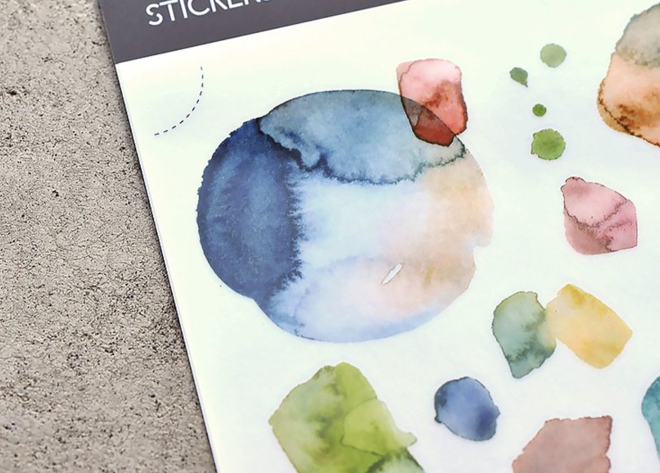 MU Print-On Stickers-133 Colours at Twilight - Smidapaper Ikigai Shop