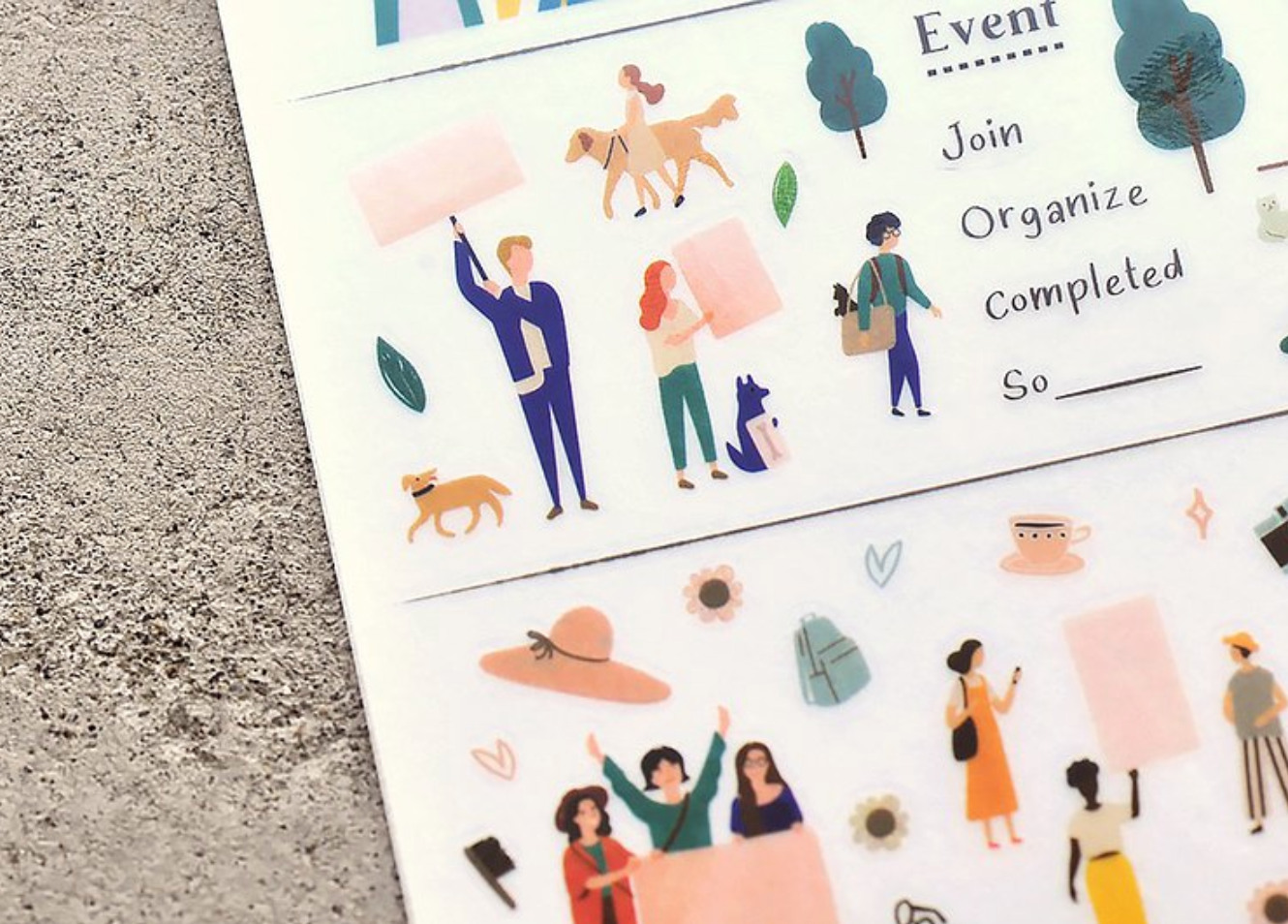MU Print-On Stickers-134 I Think, Therefore I am - Smidapaper Ikigai Shop