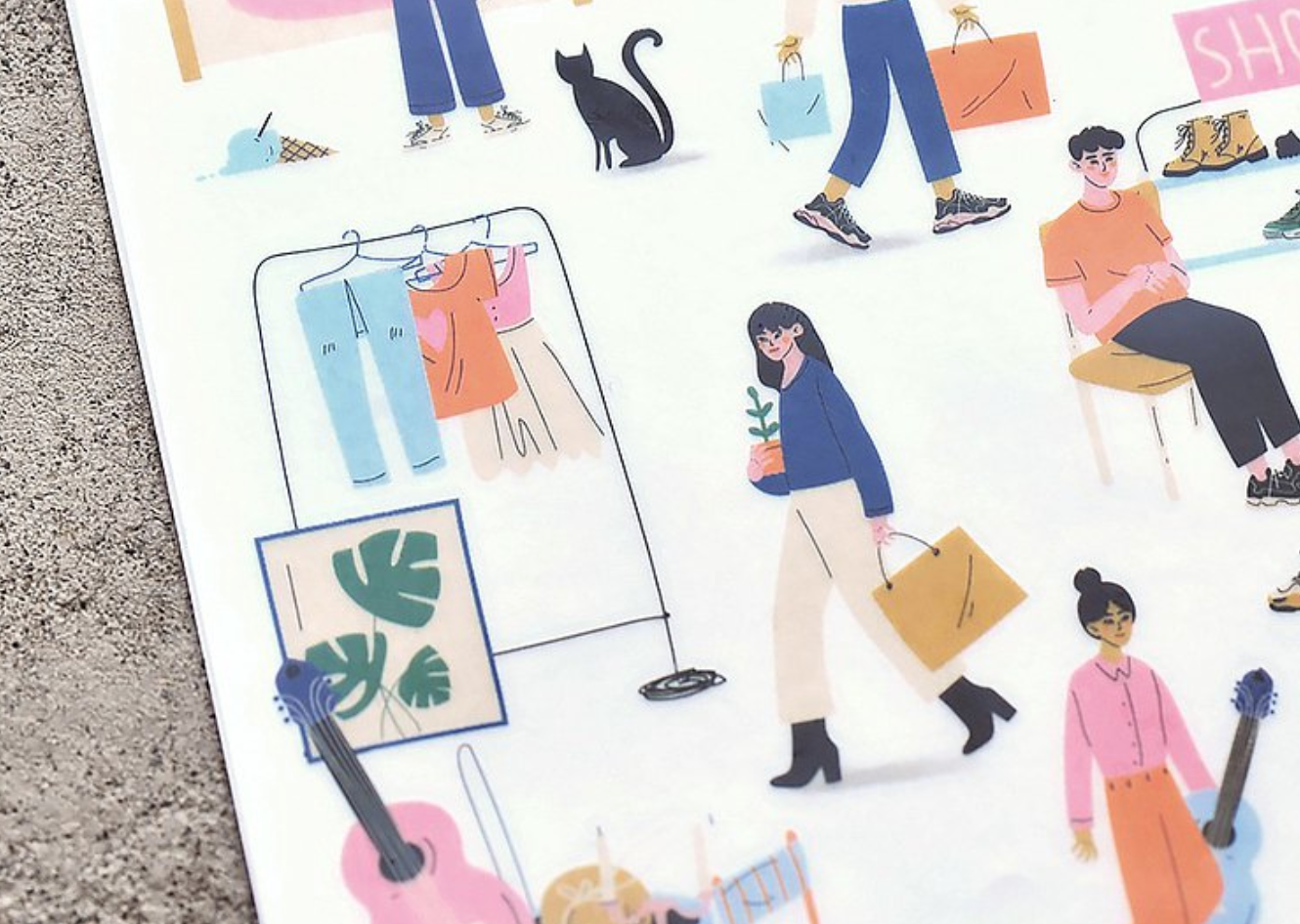 MU Print-On Stickers-137 Handmade with Love - Smidapaper Ikigai Shop