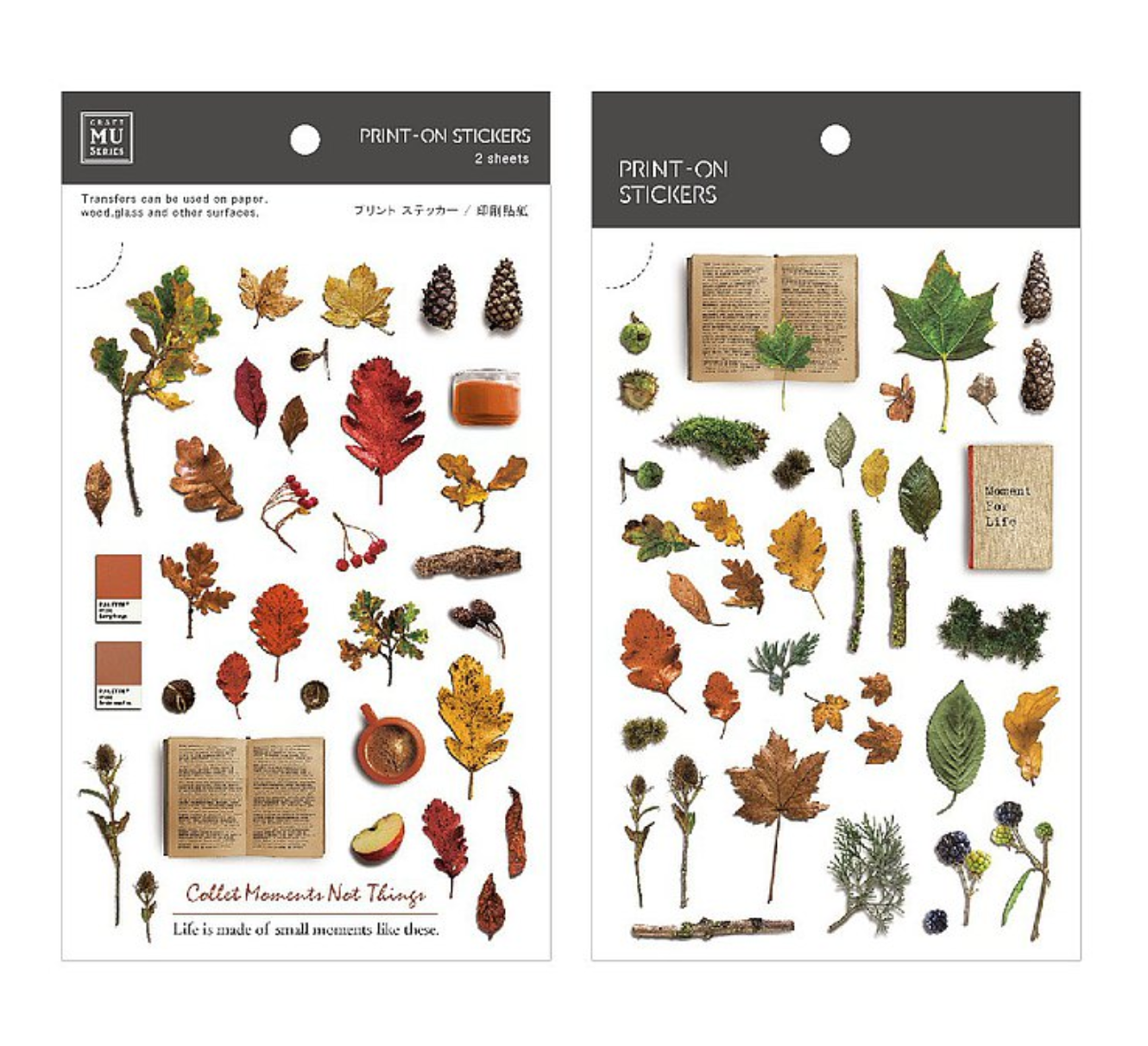 MU Print-On Stickers-139 Autumn Mood Board - Smidapaper Ikigai Shop