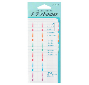 Midori Schedule Colourful Tab Stickers - Smidapaper Ikigai Shop