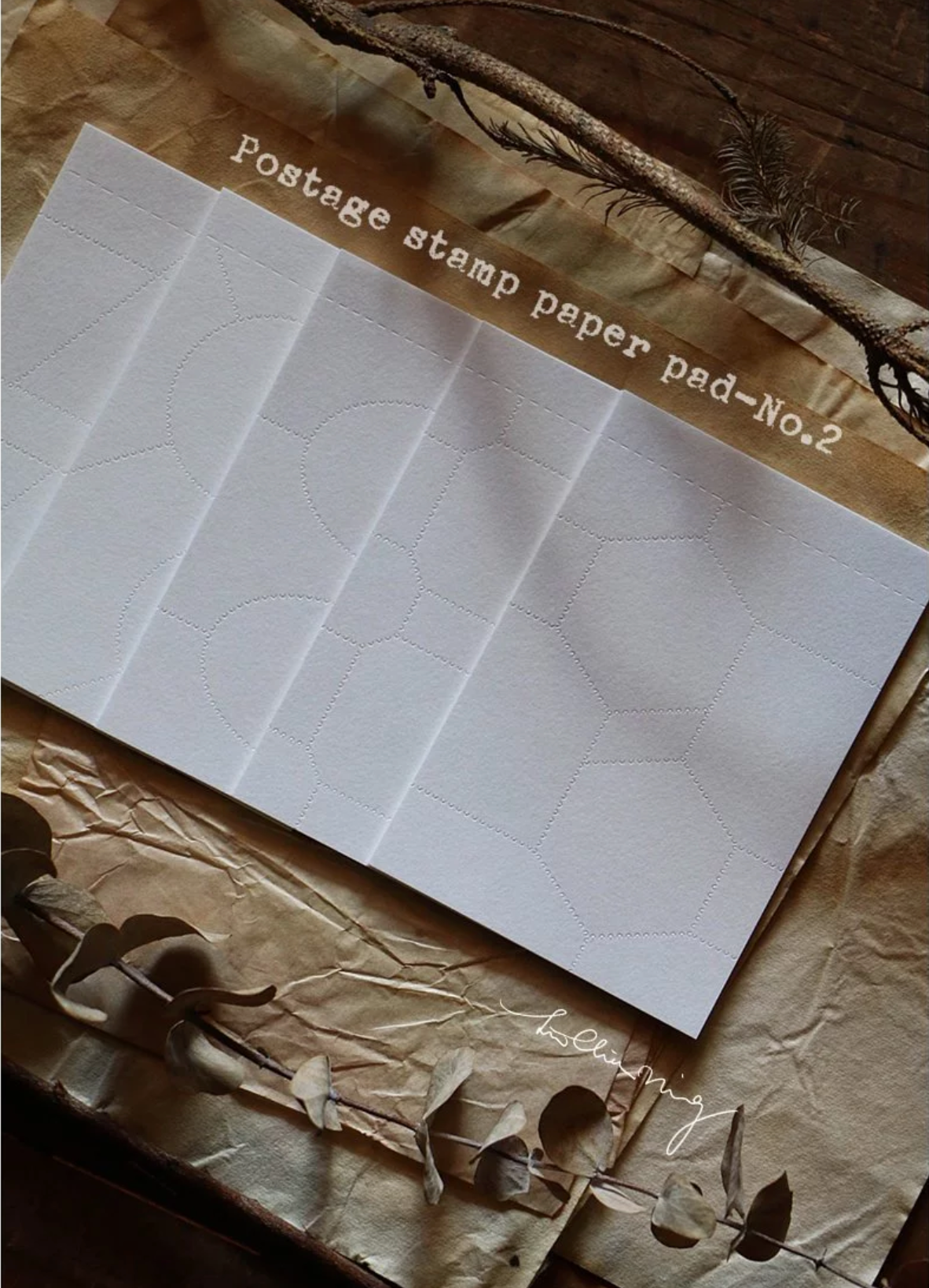 Postage Stamp Paper Pad No. 1 - Smidapaper Ikigai Shop