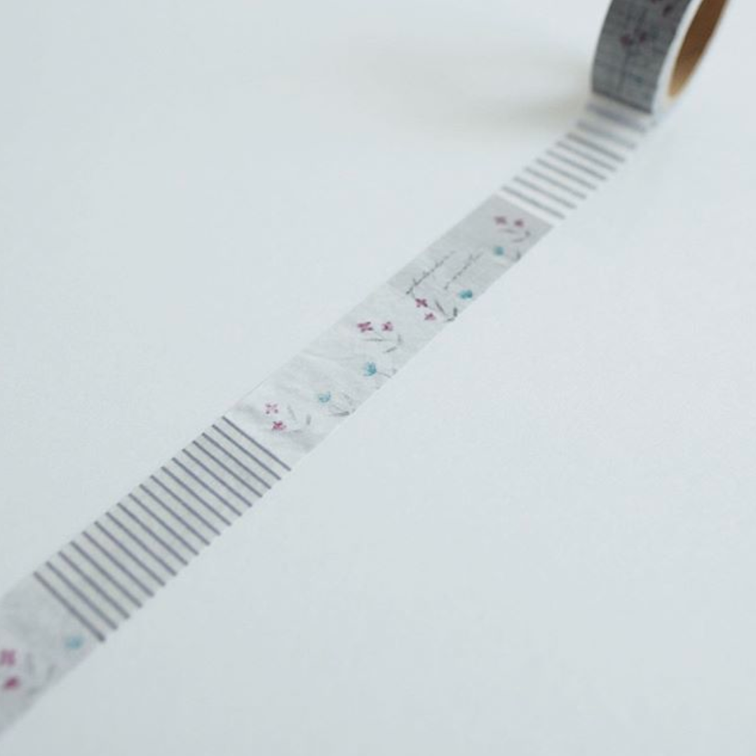 Yohaku Original Washi Tape- (CS-001) Check & Sign: Okurimono - Smidapaper Ikigai Shop