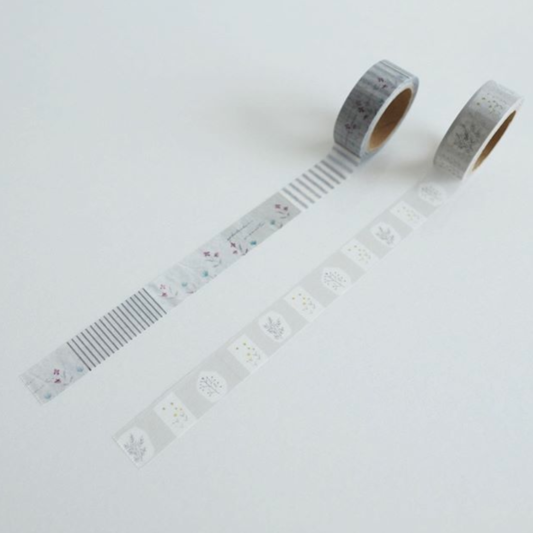 Yohaku Original Washi Tape- (CS-001) Check & Sign: Okurimono - Smidapaper Ikigai Shop