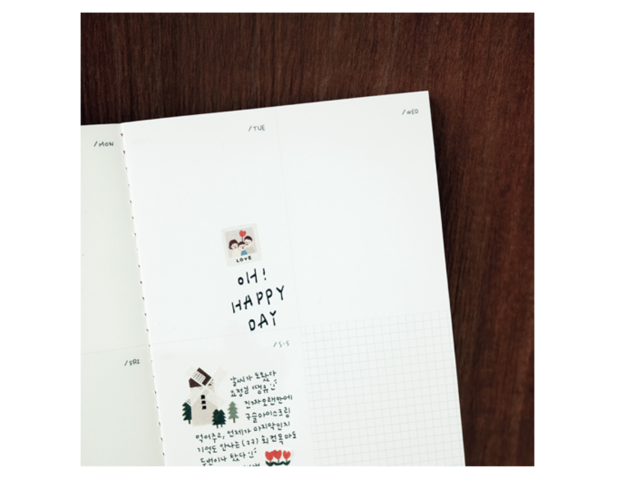 Suatelier - Stickers - Oh Happy Day - Smidapaper Ikigai Shop