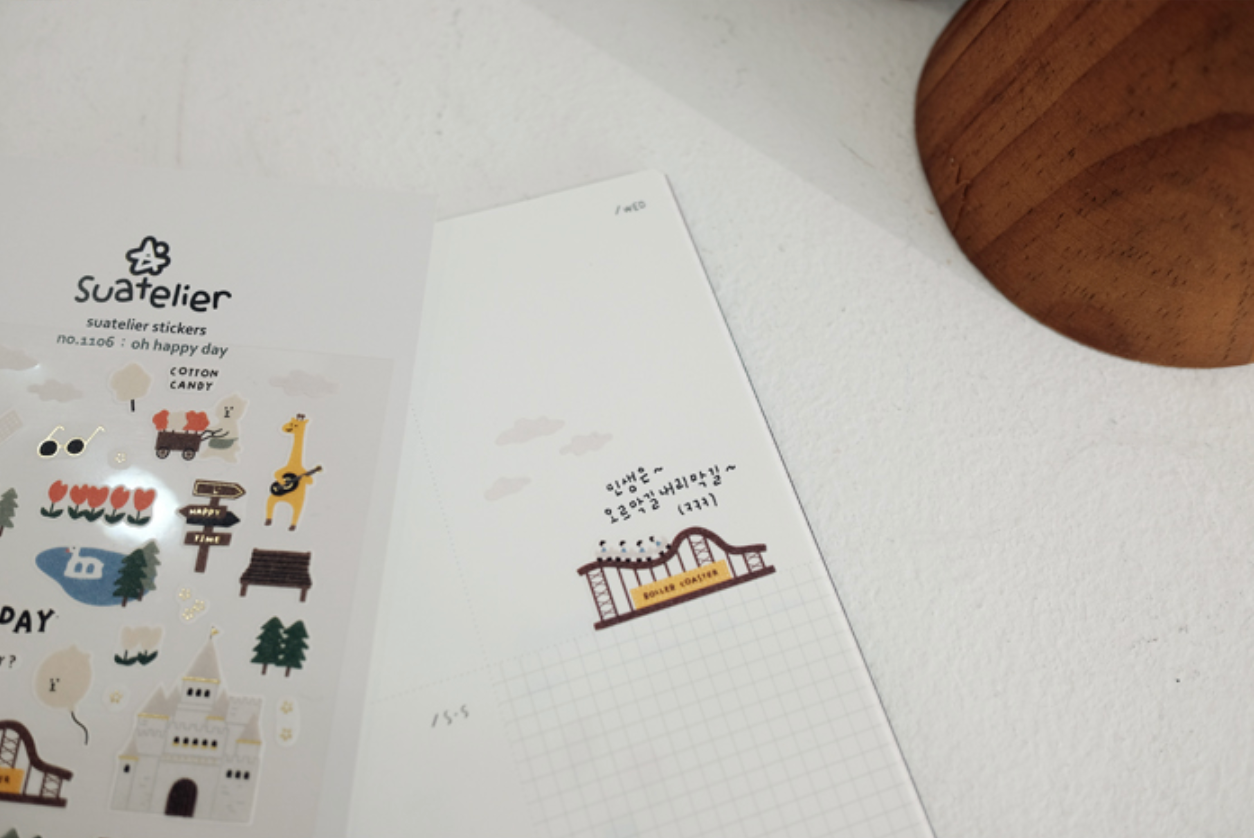 Suatelier - Stickers - Oh Happy Day - Smidapaper Ikigai Shop