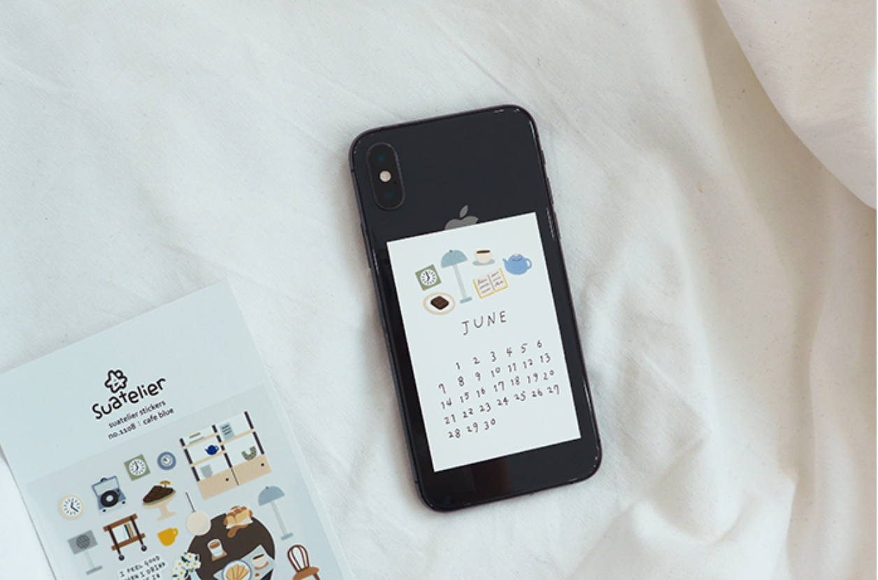 Suatelier - Stickers - Cafe Blue - Smidapaper Ikigai Shop