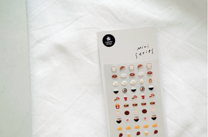 Suatelier Mini Series Stickers- Food .01 - Smidapaper Ikigai Shop