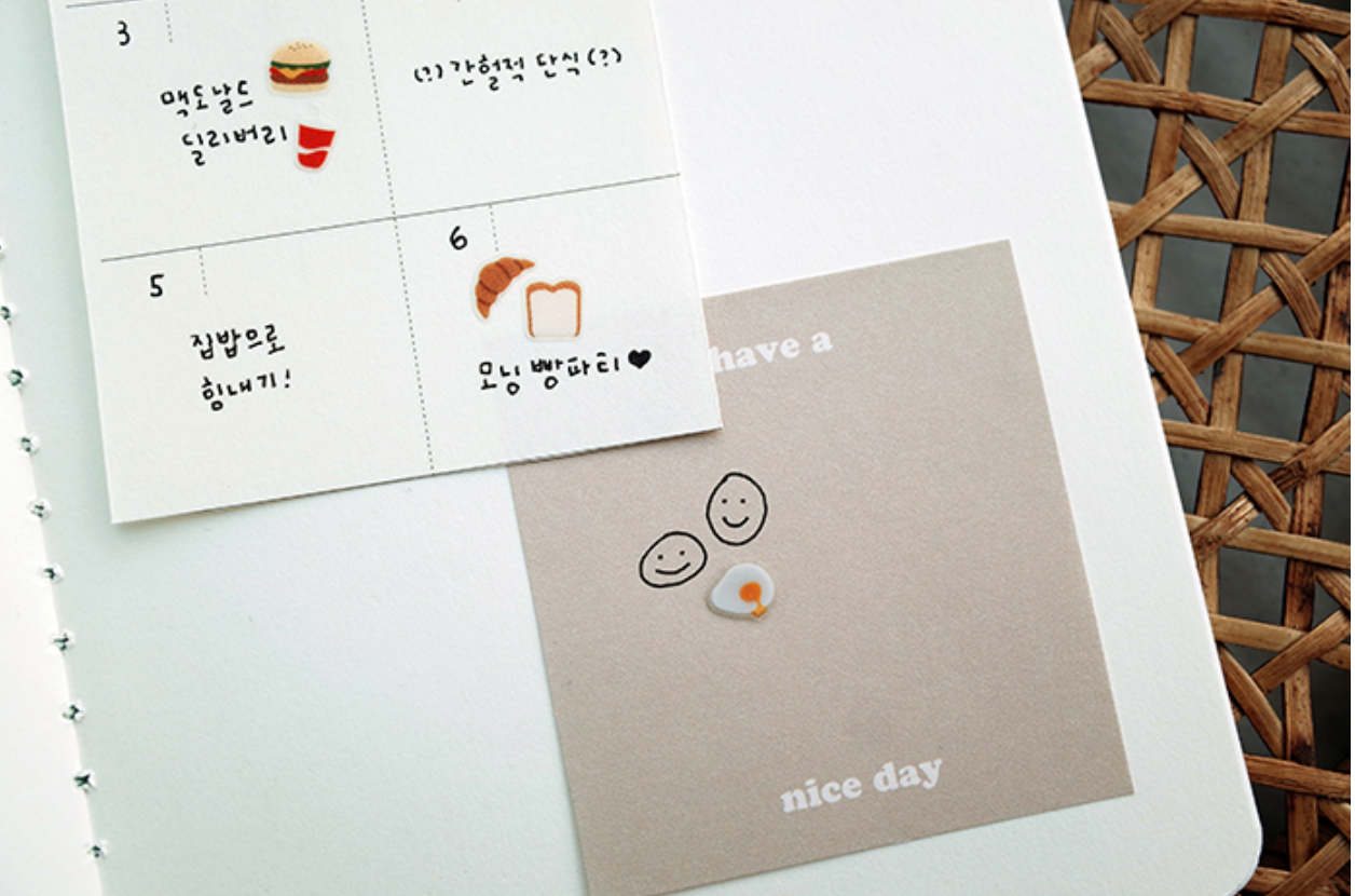 Suatelier Mini Series Stickers- Food .01 - Smidapaper Ikigai Shop