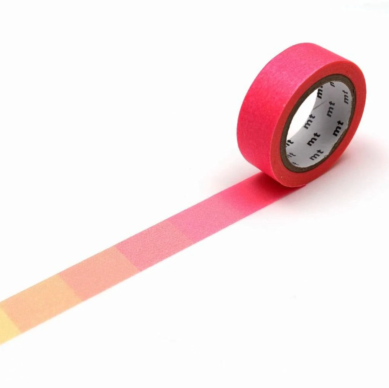 MT Deco Washi Tape Fluorescent Pink and Yellow - Smidapaper Ikigai Shop