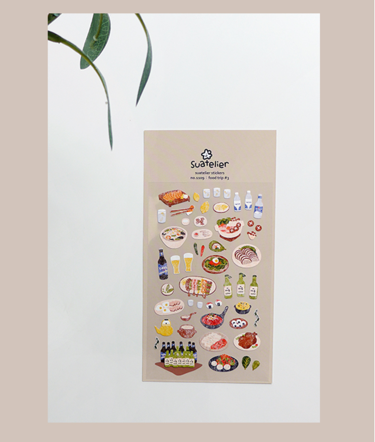 Suatelier - Stickers - Food Trip #3 - Smidapaper Ikigai Shop