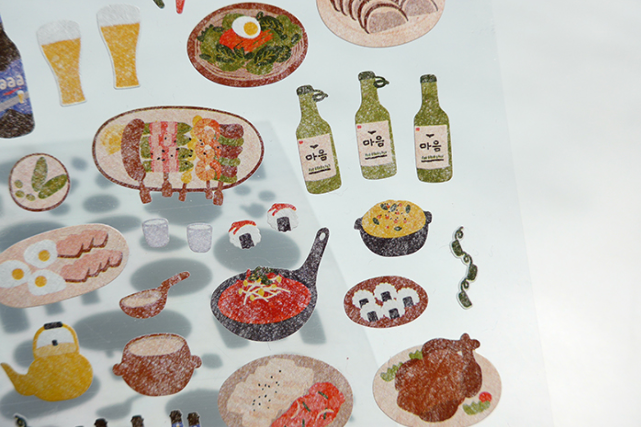 Suatelier - Stickers - Food Trip #3 - Smidapaper Ikigai Shop