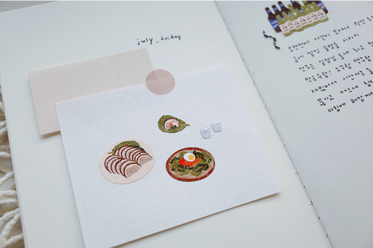 Suatelier - Stickers - Food Trip #3 - Smidapaper Ikigai Shop