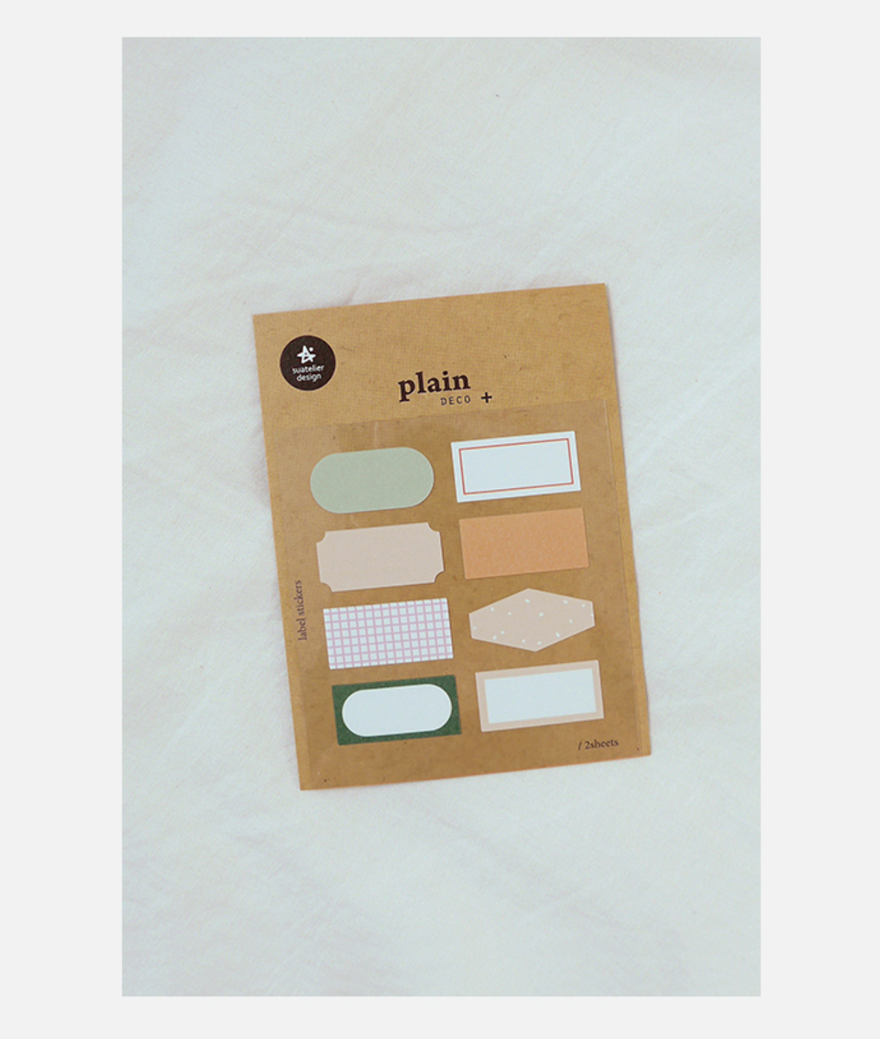 Suatelier Plain Deco x 59 - Smidapaper Ikigai Shop