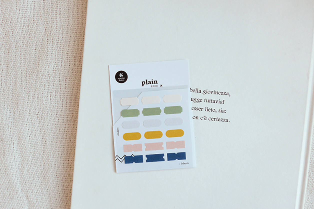 Suatelier Plain Deco x 58 - Smidapaper Ikigai Shop