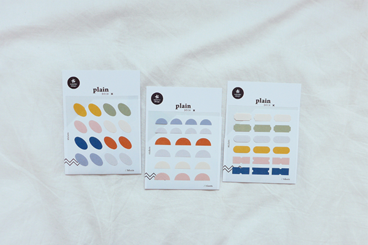 Suatelier Plain Deco x 58 - Smidapaper Ikigai Shop