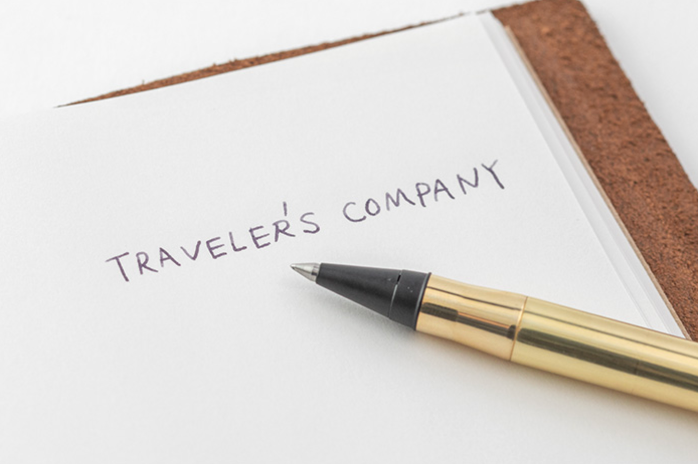 Traveler's Company TN Brass Rollerball Pen - Smidapaper Ikigai Shop
