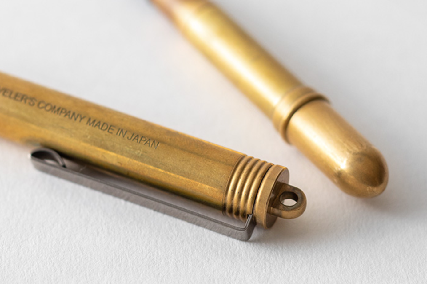 Traveler's Company TN Brass Rollerball Pen - Smidapaper Ikigai Shop