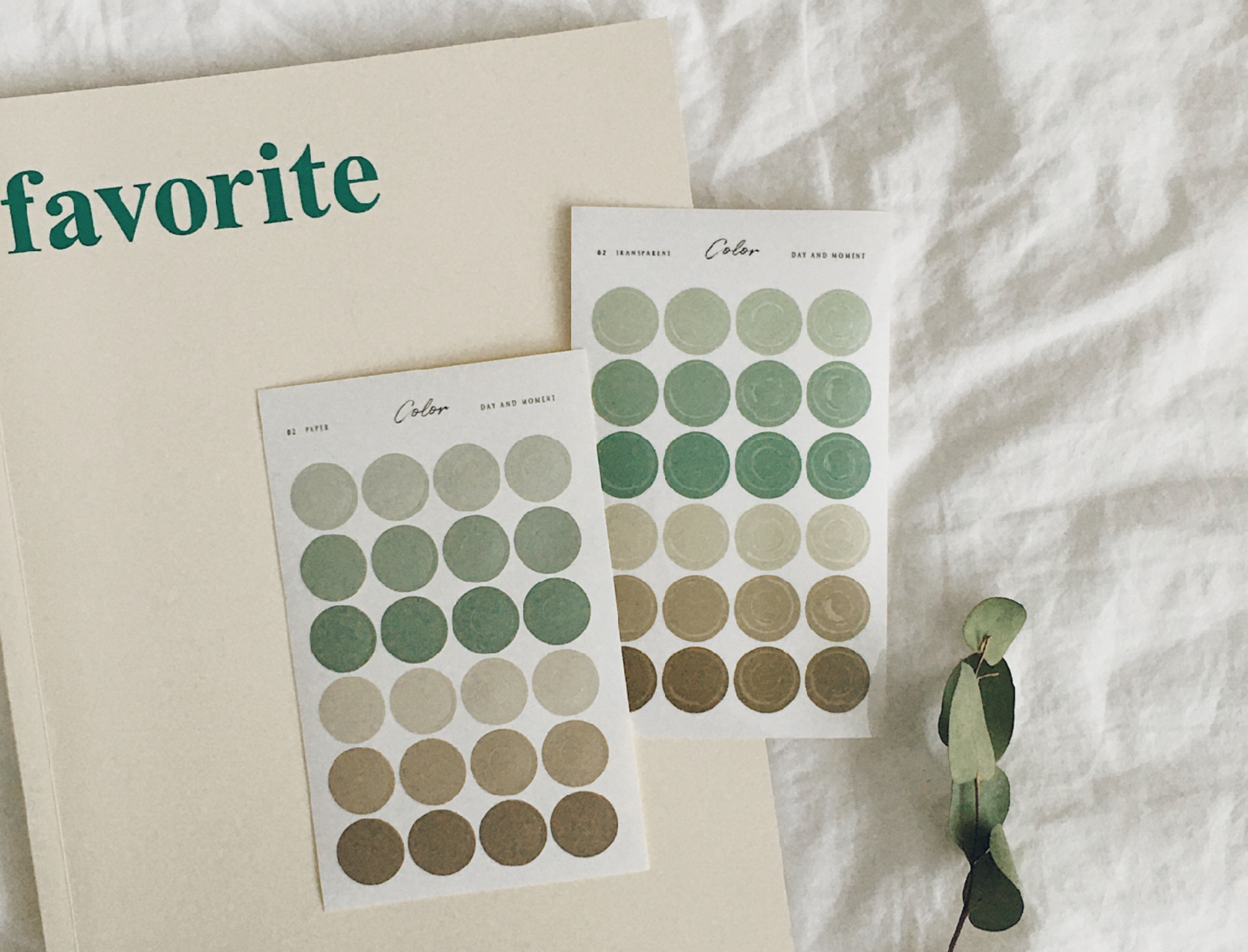 Day and Moment Colour Stickers 2 - Smidapaper Ikigai Shop