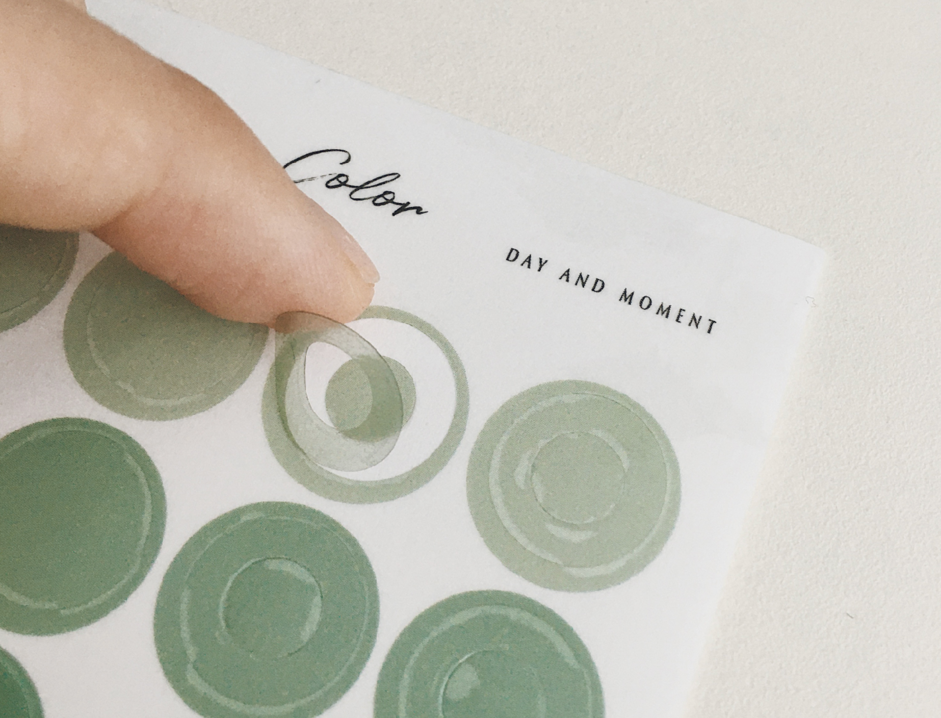 Day and Moment Colour Stickers 2 - Smidapaper Ikigai Shop