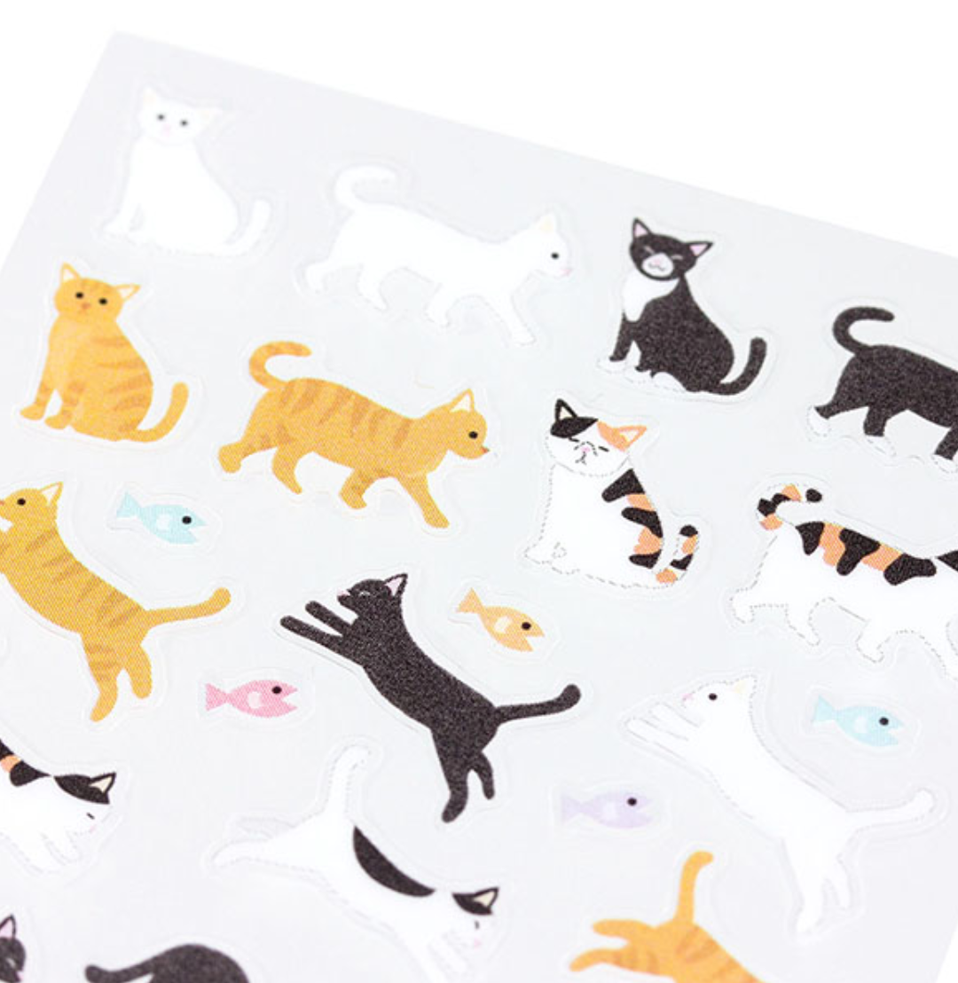 Midori Schedule Seal Cat - Smidapaper Ikigai Shop