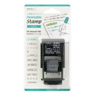 Midori Paintable Stamp: List - Smidapaper Ikigai Shop