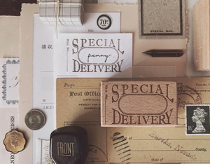 Penny.fei Special Delivery Rubber Stamp - Smidapaper Ikigai Shop