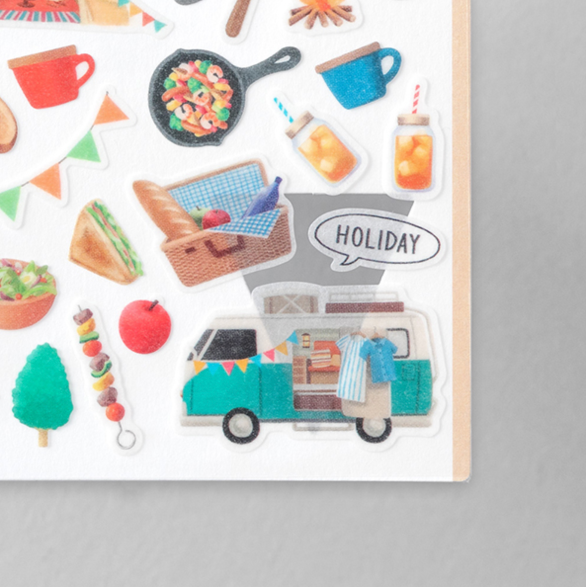 Midori Marche Stickers | Camp - Smidapaper Ikigai Shop