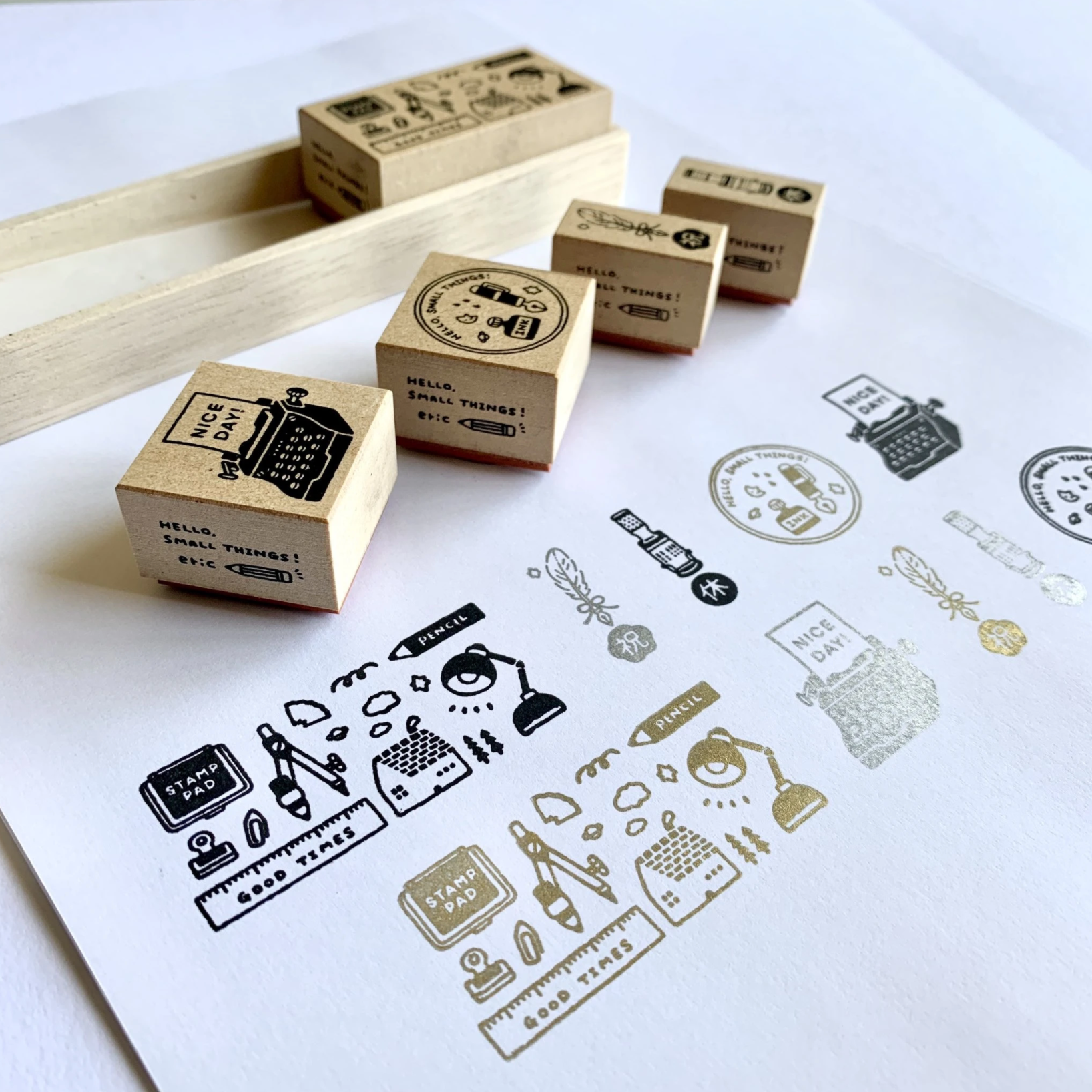 Eric Small Things x Sanby Stamp Ink (Black) - Smidapaper Ikigai Shop