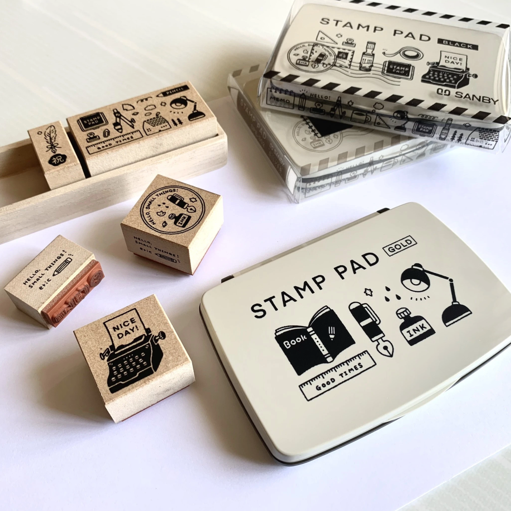 Eric Small Things x Sanby Stamp Ink (Black) - Smidapaper Ikigai Shop